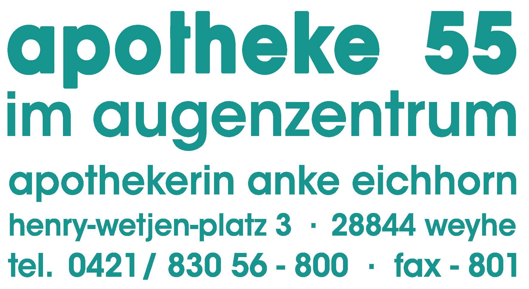 apotheke 55 im augenzentrum