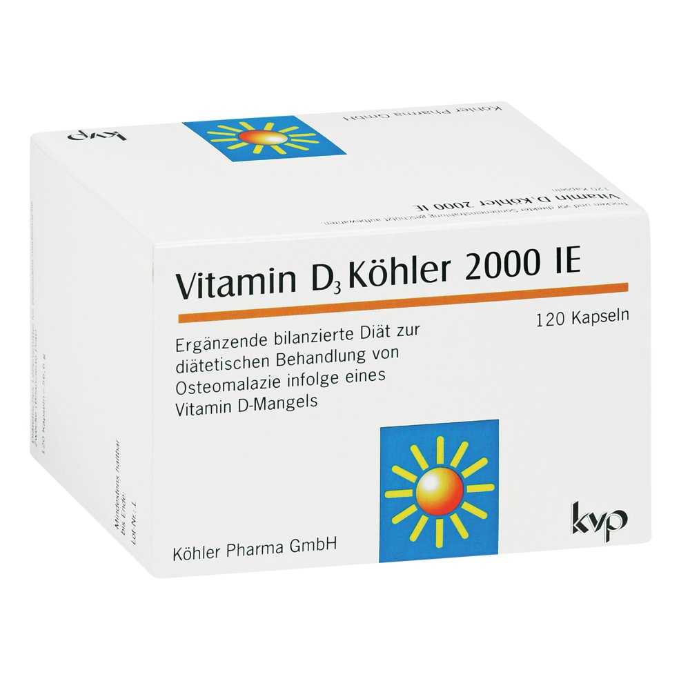 VITAMIN D3 KÖHLER 2.000 I.E. Kapseln