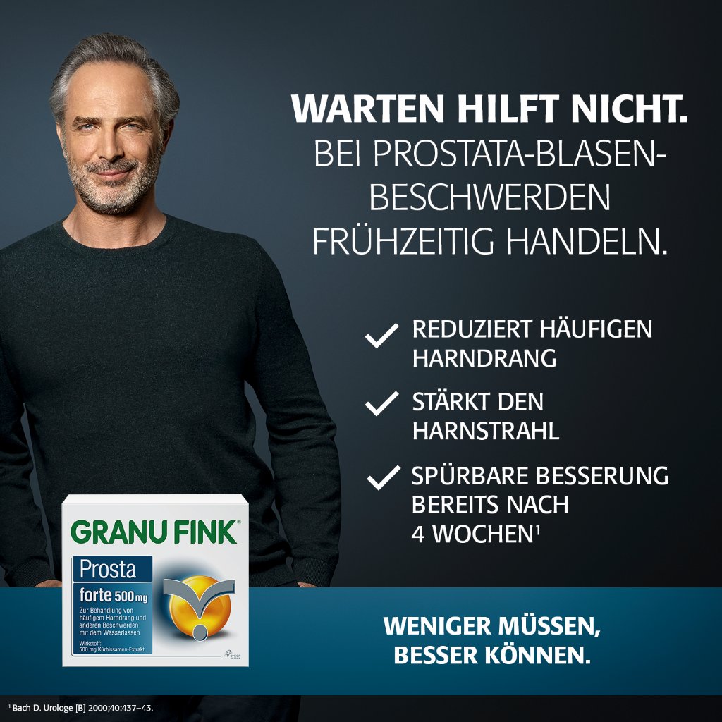 GRANU FINK Prosta forte 500 mg Hartkapseln