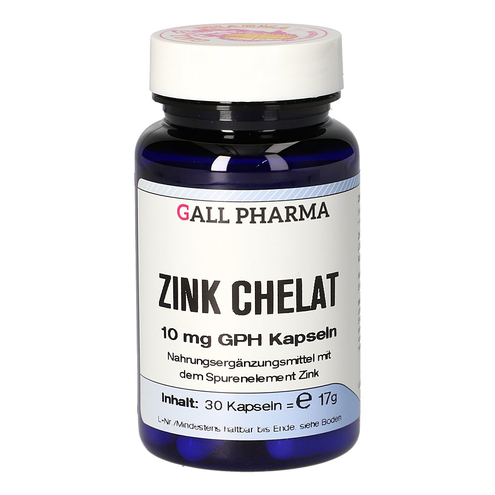 ZINK CHELAT 10 mg GPH Kapseln