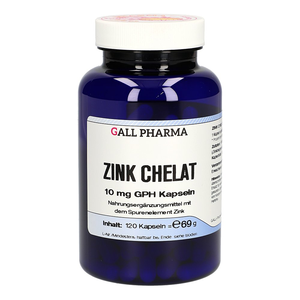 ZINK CHELAT 10 mg GPH Kapseln