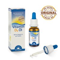 Dr. Jacob's Vitamin D3 Öl 640 Tropfen 800 IE D3 vegetarisch