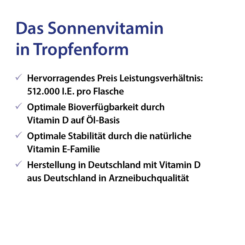 Dr. Jacob's Vitamin D3 Öl 640 Tropfen 800 IE D3 vegetarisch