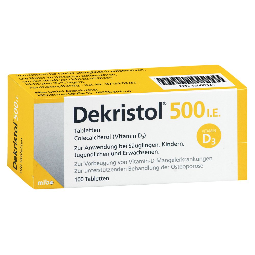 DEKRISTOL 500 I.E. Tabletten