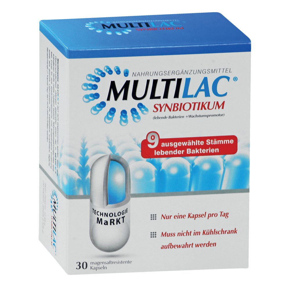 MULTILAC Synbiotikum magensaftresistente Kapseln