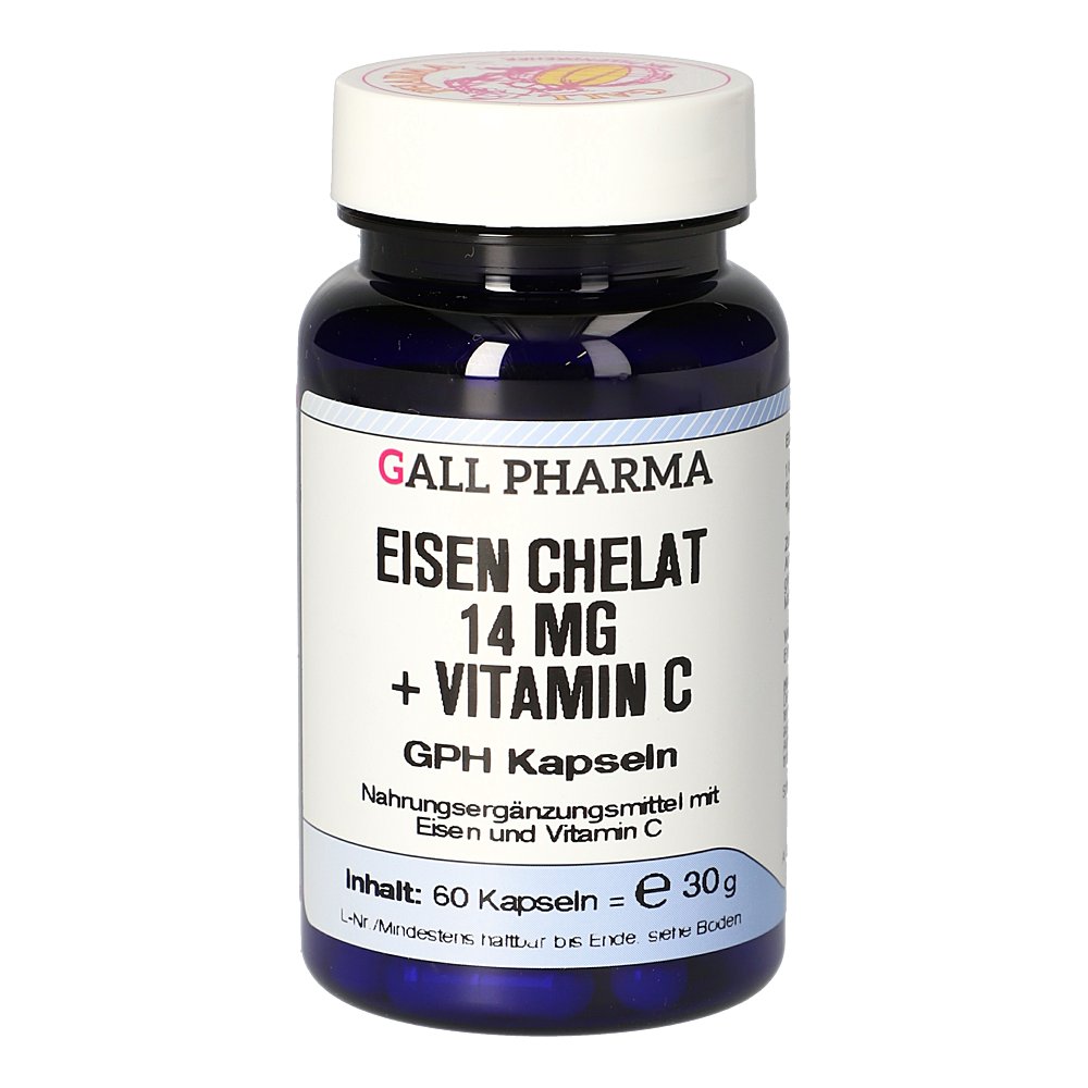 EISEN CHELAT 14 mg+Vitamin C GPH Kapseln
