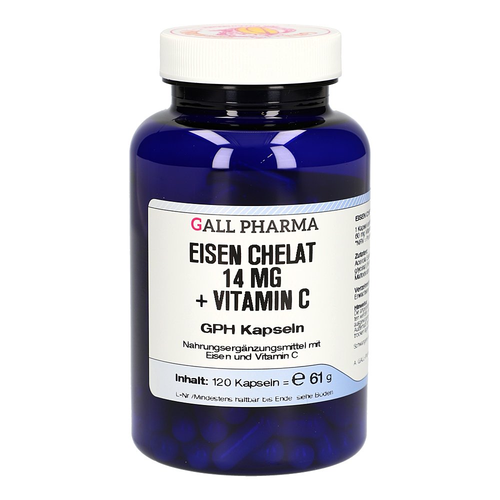EISEN CHELAT 14 mg+Vitamin C GPH Kapseln