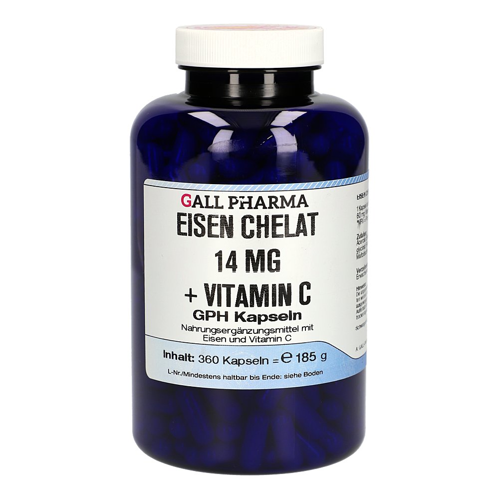 EISEN CHELAT 14 mg+Vitamin C GPH Kapseln