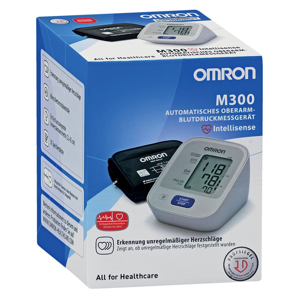OMRON M300 Oberarm Blutdruckmessgerät HEM-7121-D