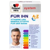 Doppelherz system FÜR IHN - Vitamine und Mineralstoffe für den Mann