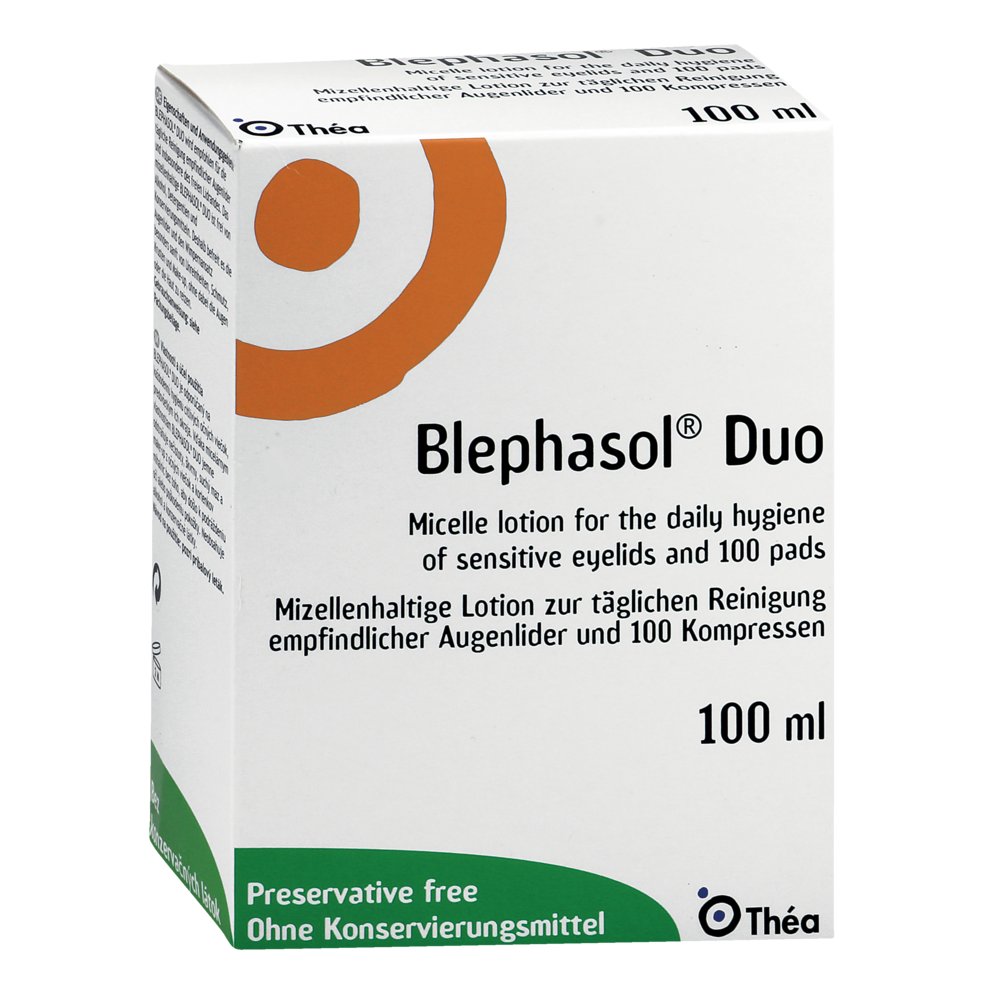 BLEPHASOL Duo 100 ml Lotion+100 Reinigungspads