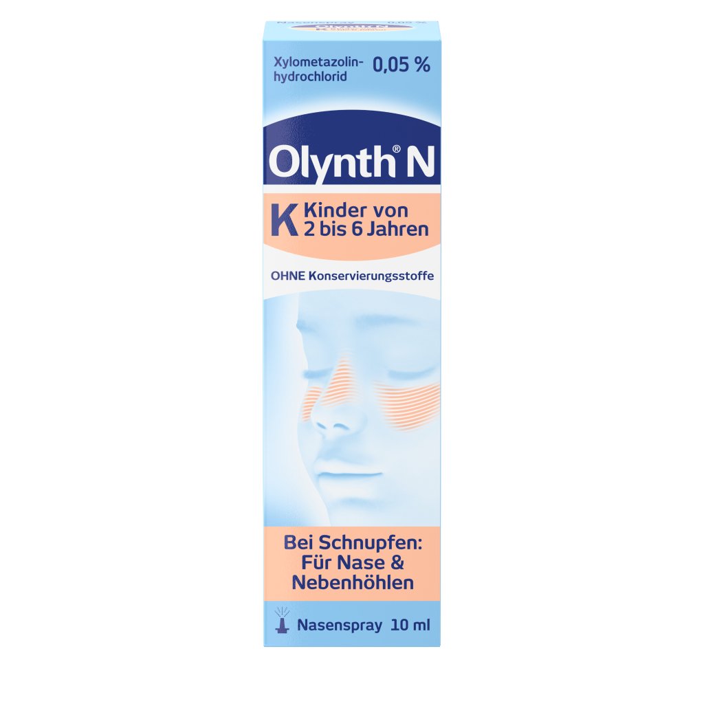 Olynth 0,05% N Schnupfen Dosierspray für Kinder von 2 - 6 Jahren - 10 ml