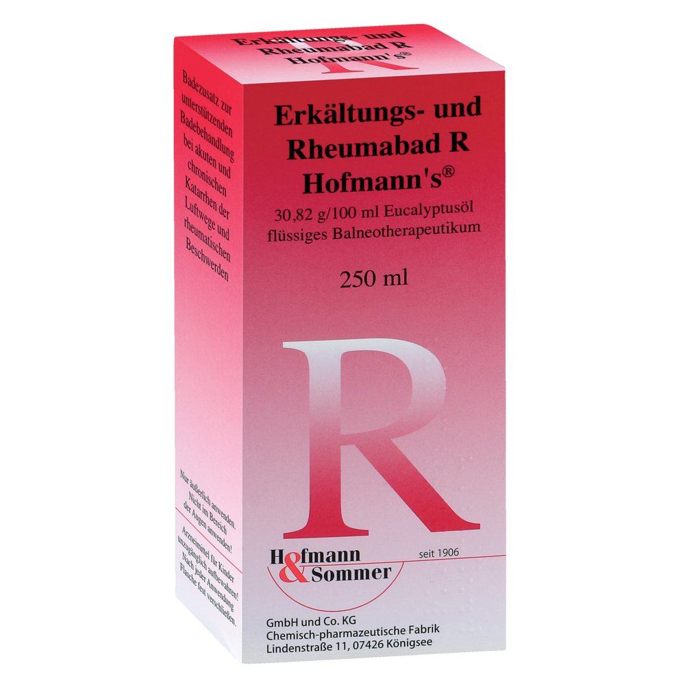 ERKÄLTUNGS- UND Rheumabad R Hofmann's