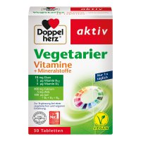 DOPPELHERZ Vegetarier Vitamine+Mineralstoffe aktiv