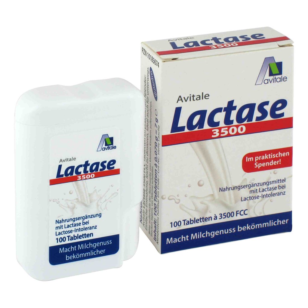 LACTASE 3.500 FCC Tabletten im Klickspender