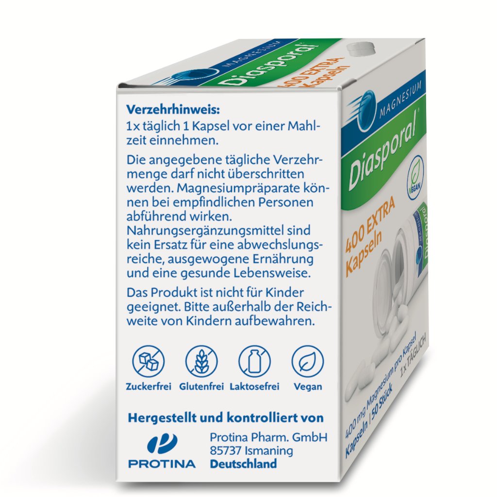 Magnesium-Diasporal® 400 EXTRA Kapseln 50 Stück