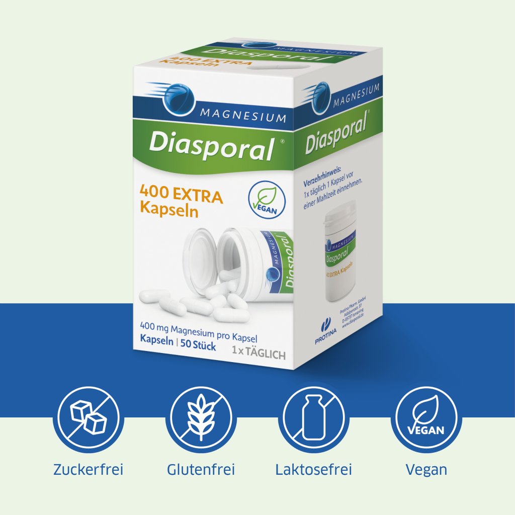Magnesium-Diasporal® 400 EXTRA Kapseln 50 Stück