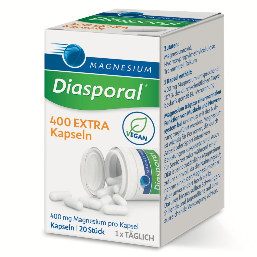 Magnesium-Diasporal® 400 EXTRA Kapseln 20 Stück