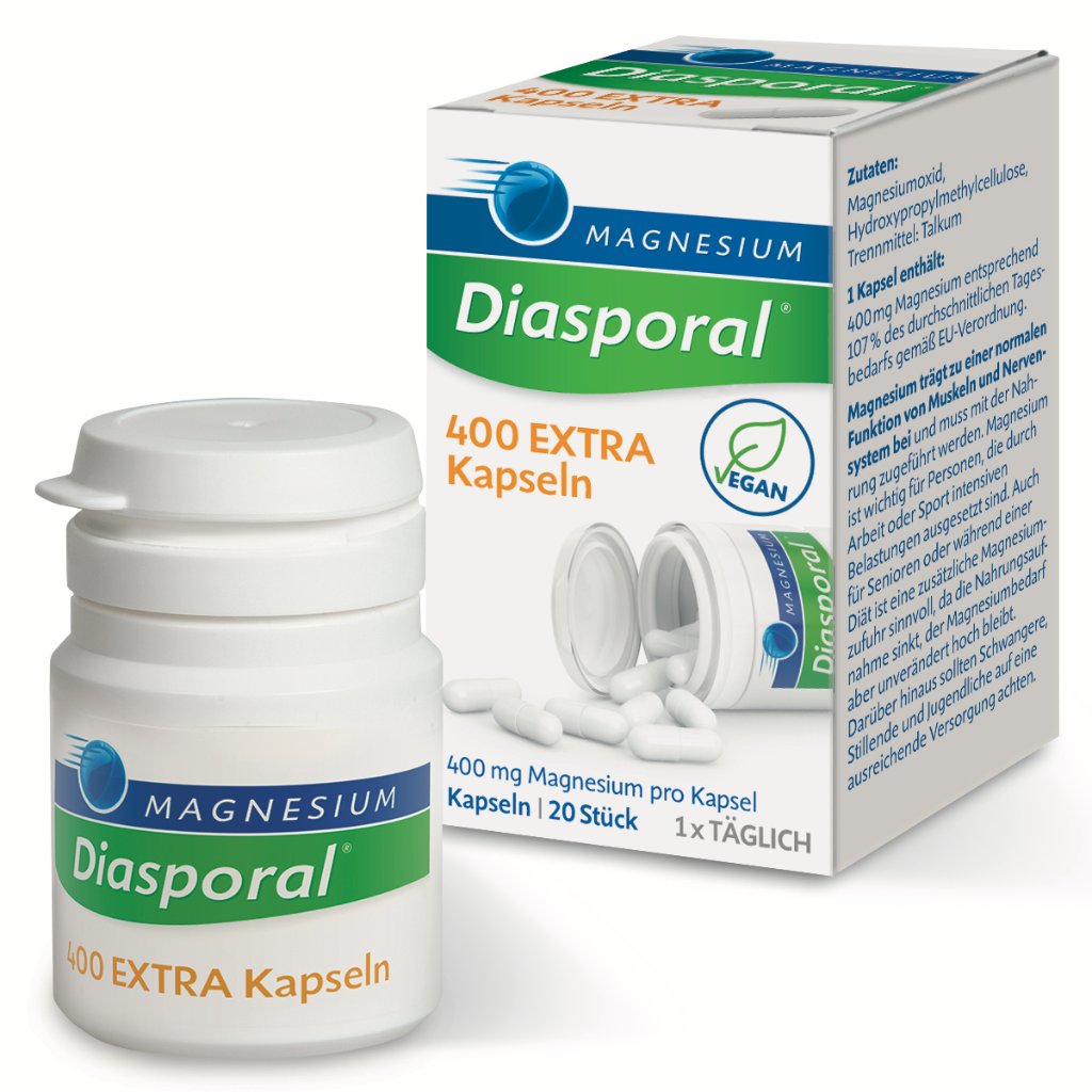 Magnesium-Diasporal® 400 EXTRA Kapseln 20 Stück