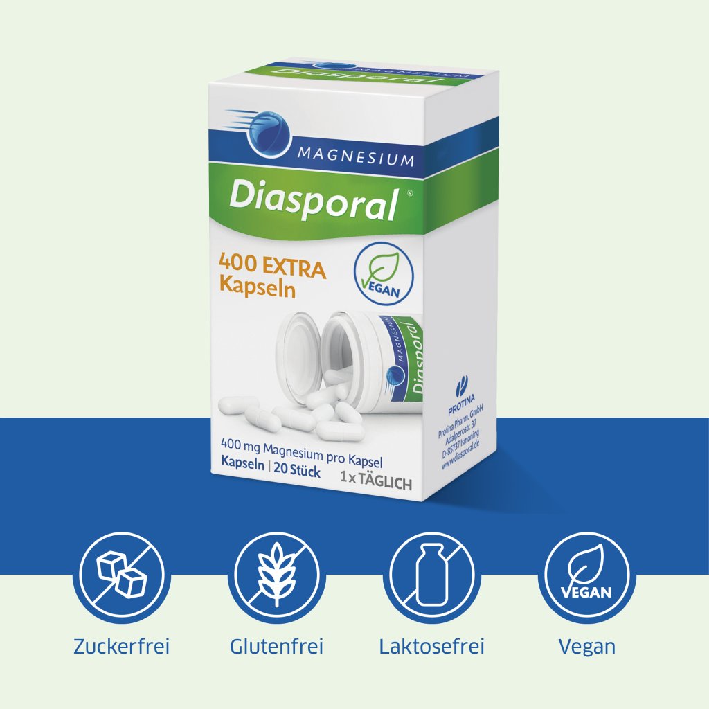 Magnesium-Diasporal® 400 EXTRA Kapseln 20 Stück