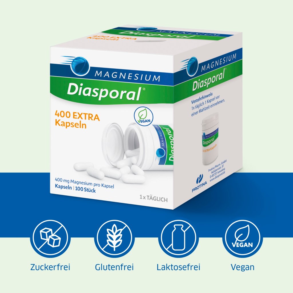Magnesium-Diasporal® 400 EXTRA Kapseln 100 Stück