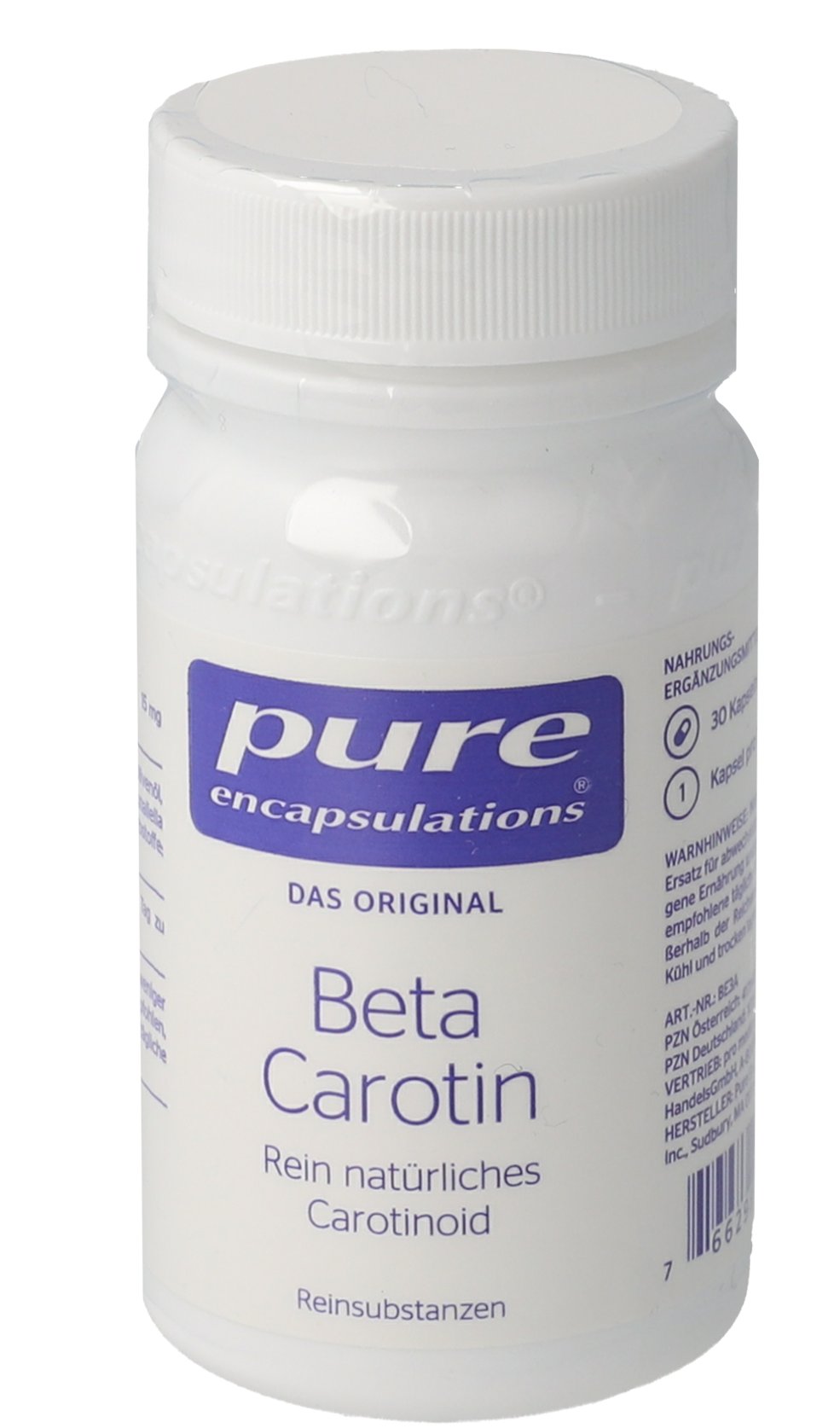 PURE ENCAPSULATIONS Beta Carotin Kapseln