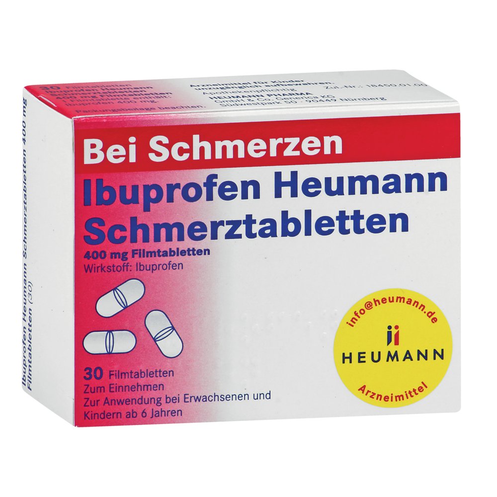 IBUPROFEN Heumann Schmerztabletten 400 mg