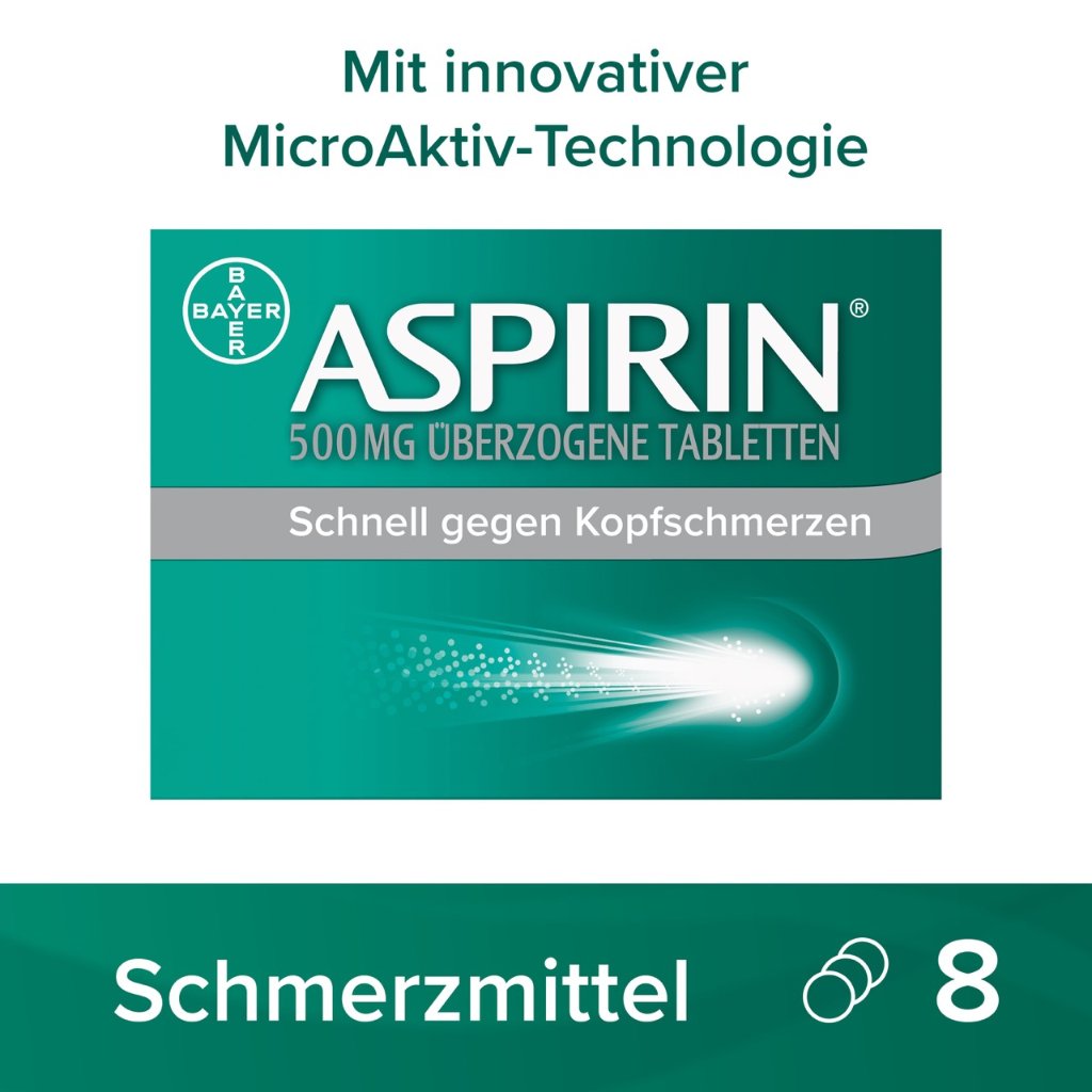ASPIRIN 500 mg überzogene Tabletten