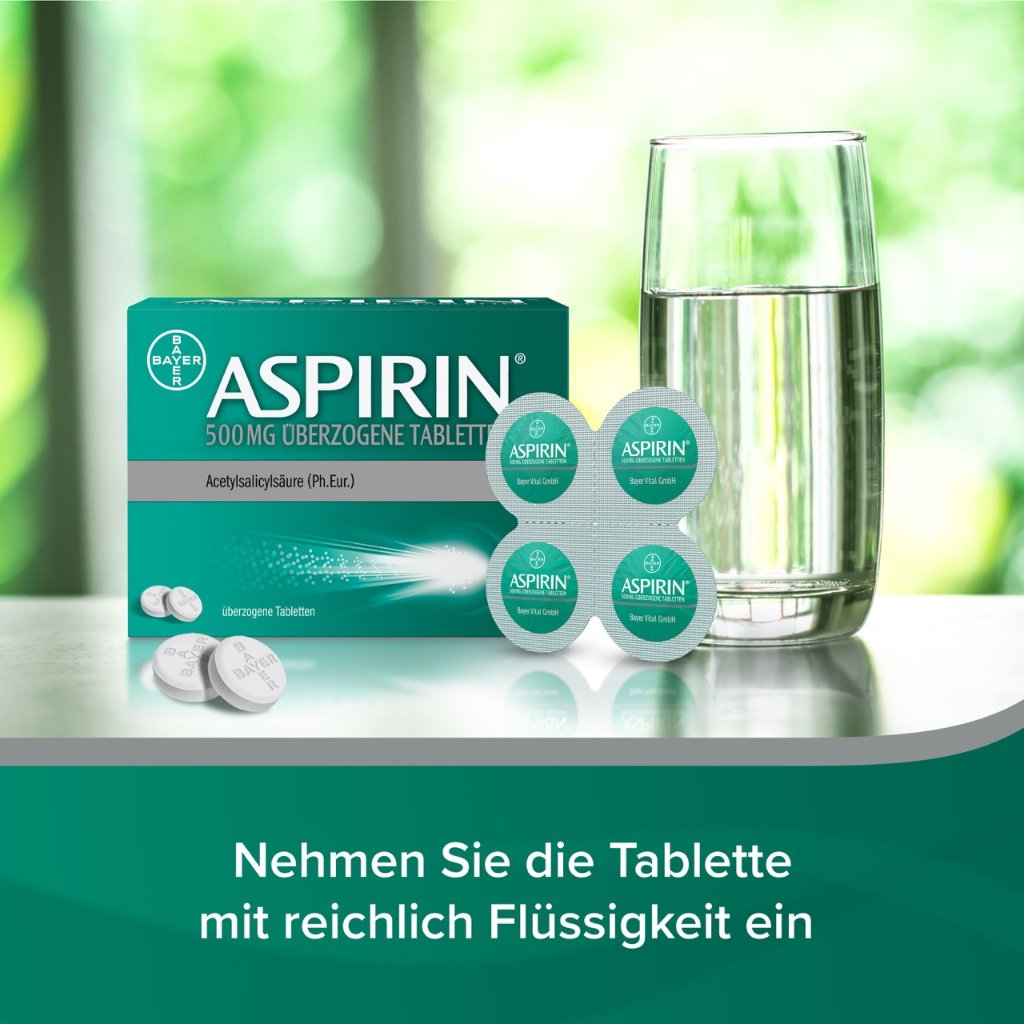 ASPIRIN 500 mg überzogene Tabletten