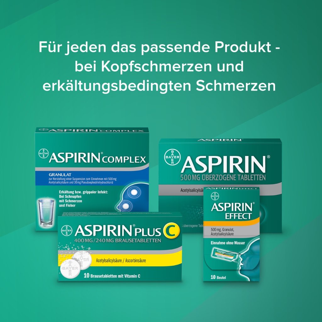 ASPIRIN 500 mg überzogene Tabletten