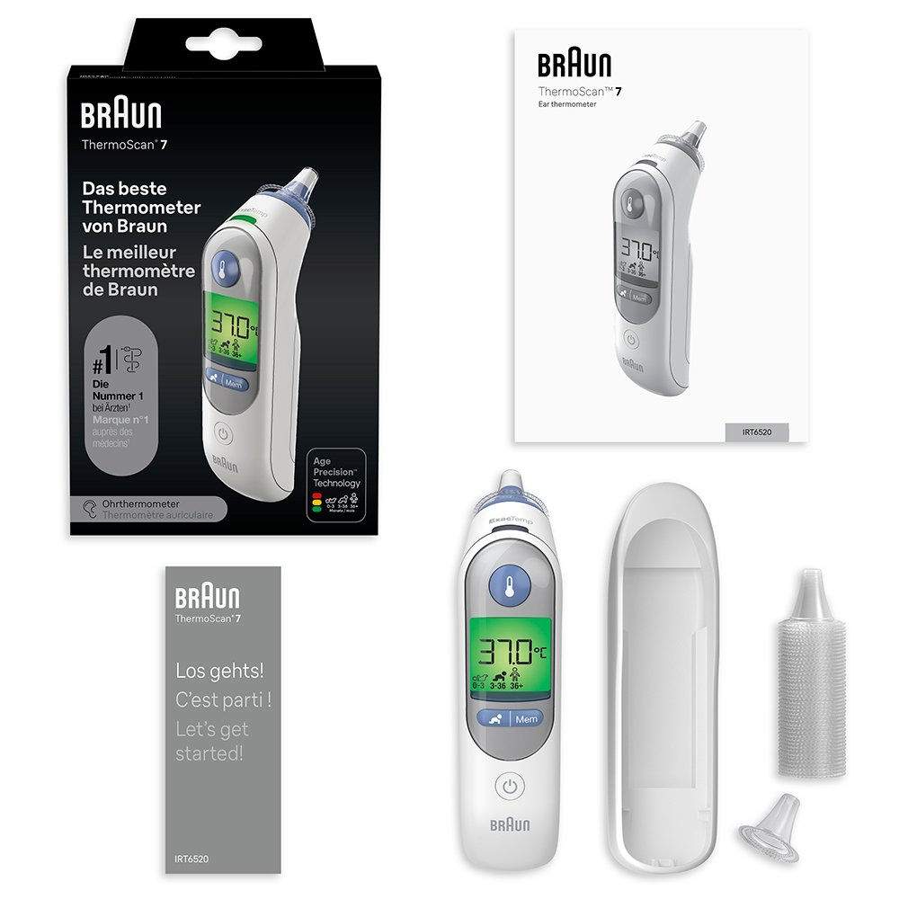 ThermoScan® 7 Ohr-Thermometer mit Age Precision® Technologie