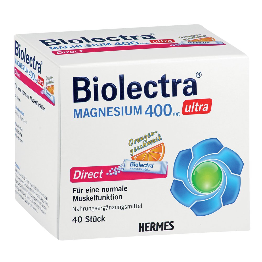 BIOLECTRA Magnesium 400 mg ultra Direct Orange