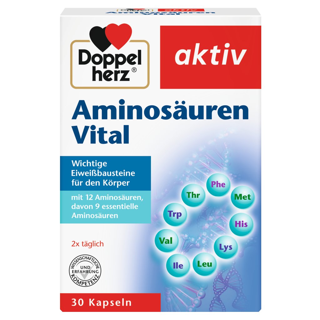 Doppelherz Aminosäuren Vital Wichtige Eiweißbausteine für den Körper