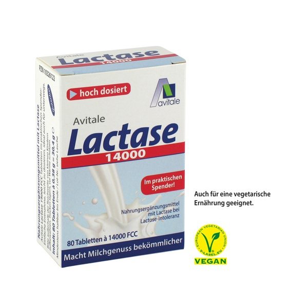LACTASE 14.000 FCC Tabletten im Spender