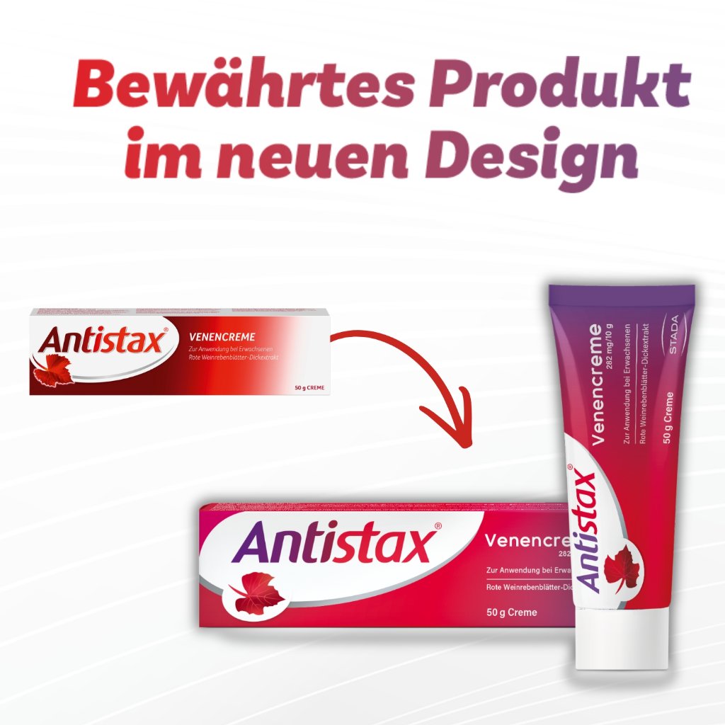 Antistax® Venencreme, bei müden, schweren Beinen, Venenschwäche & Krampfadern