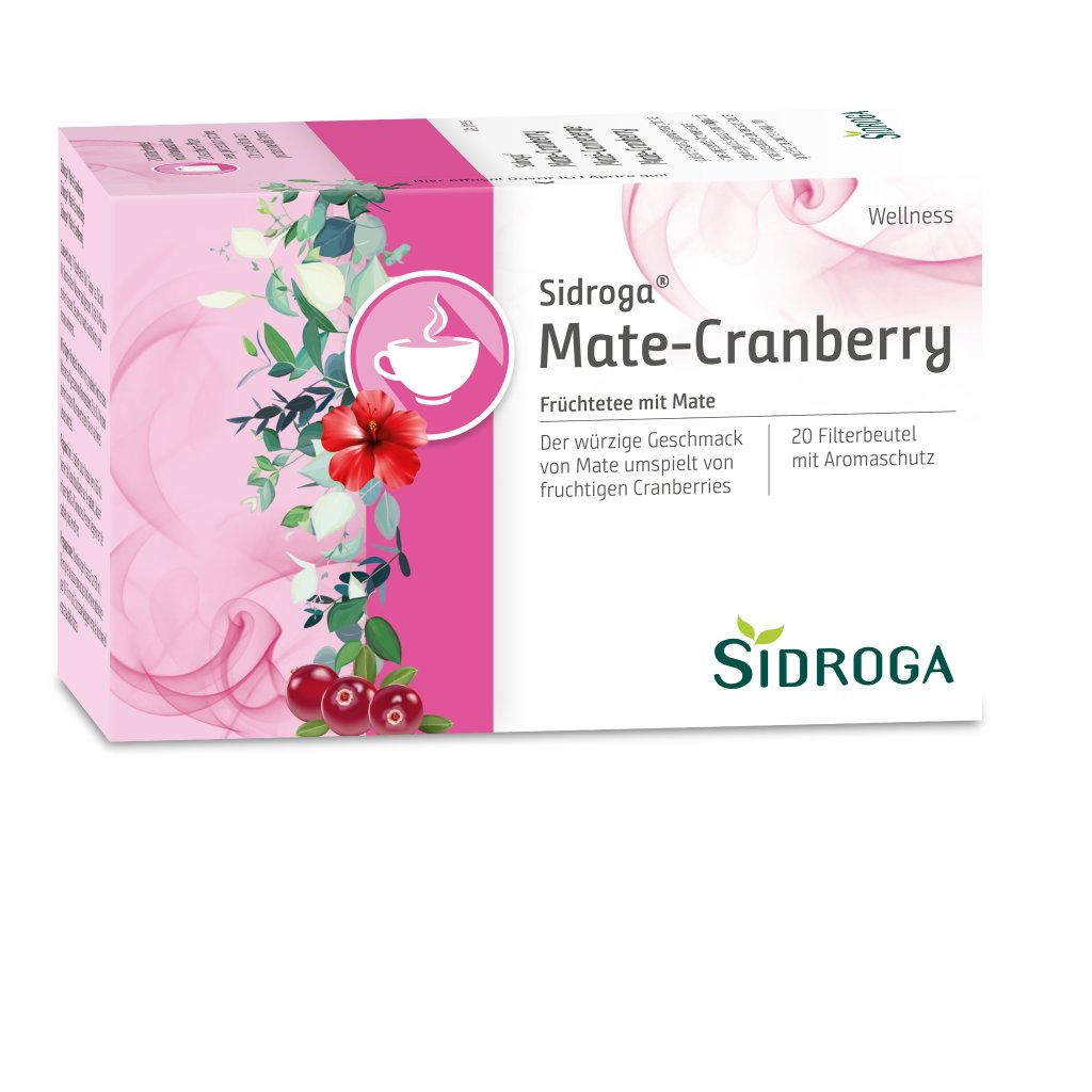 SIDROGA Wellness Mate-Cranberry Tee Doppelkammerb.