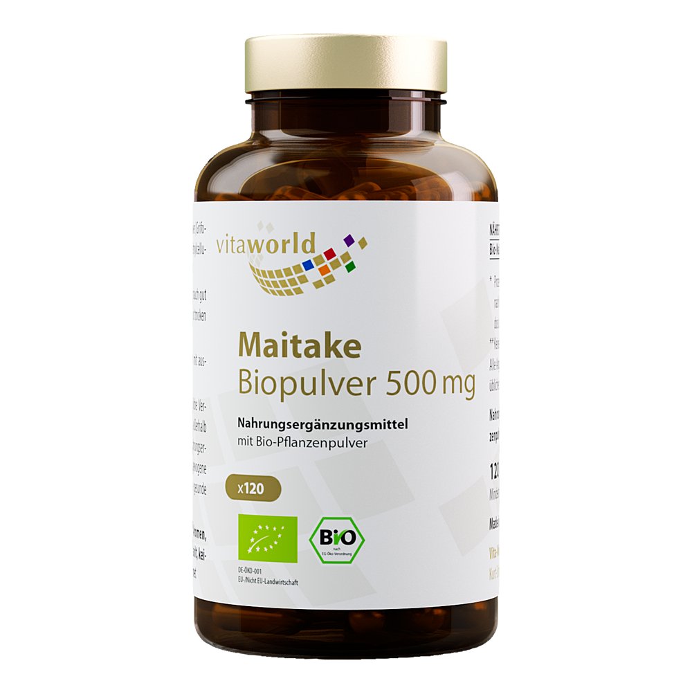 MAITAKE BIOPULVER 500 mg Kapseln