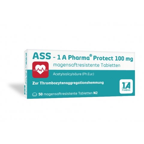 ASS-1A Pharma Protect 100 mg magensaftr.Tabletten