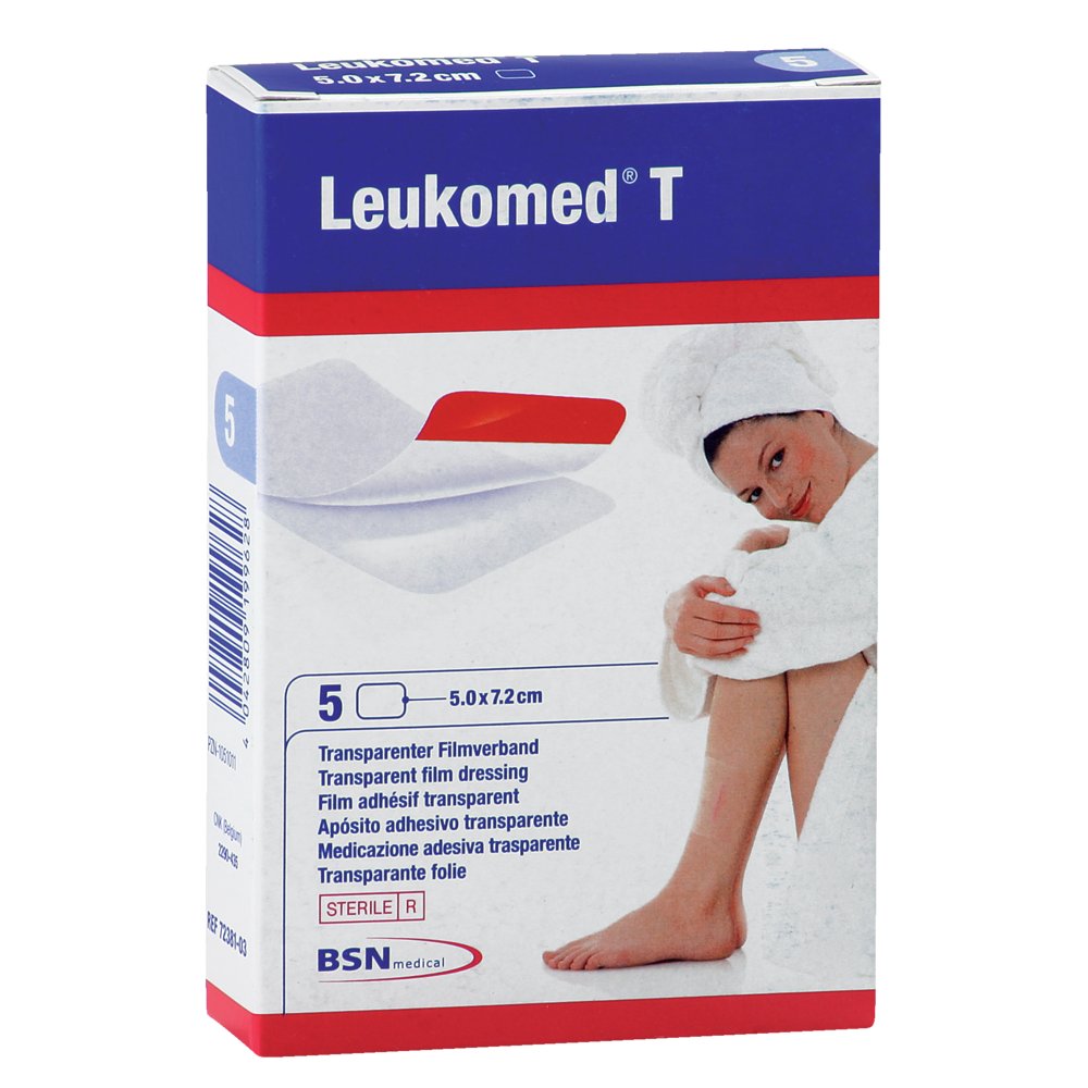 LEUKOMED transp.sterile Pflaster 5x7,2 cm