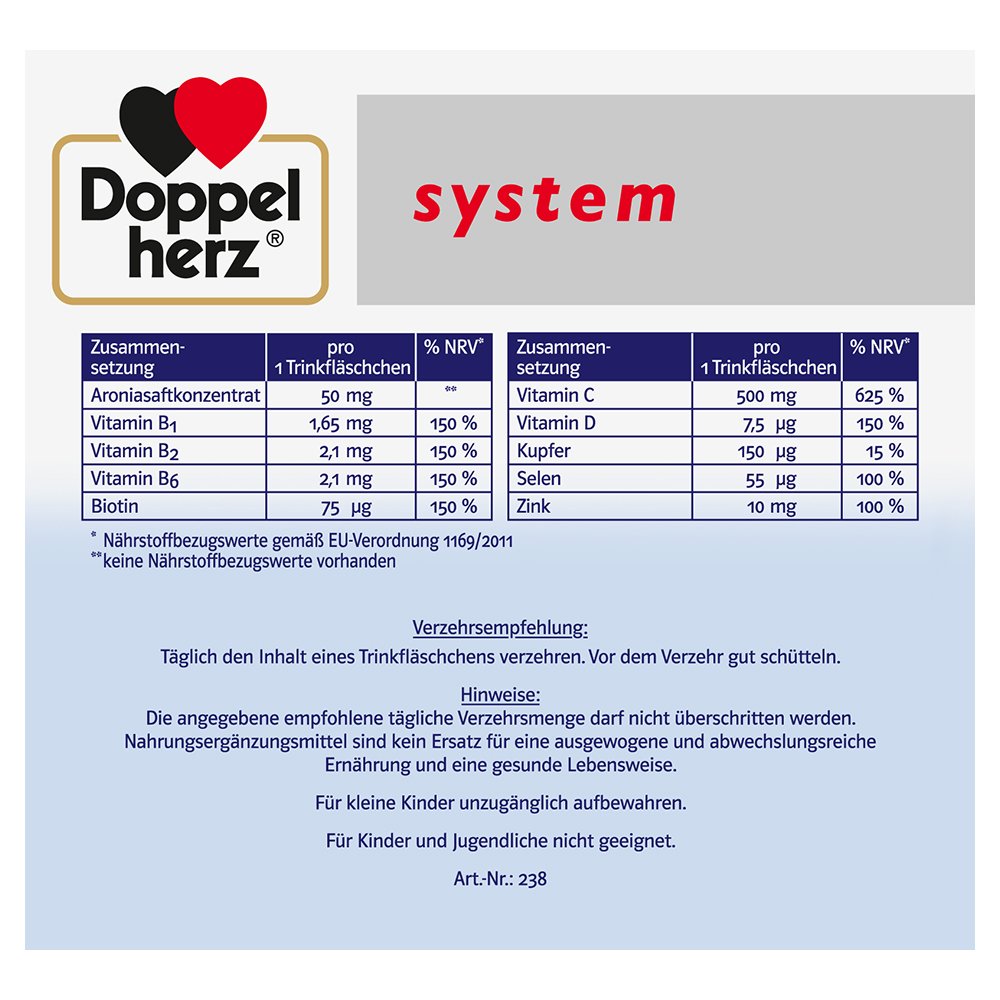 Doppelherz system 
Immun + Aronia