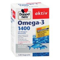 DOPPELHERZ Omega-3 1.400 Kapseln