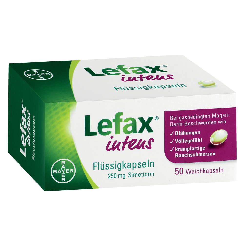 LEFAX intens Flüssigkapseln 250 mg Simeticon