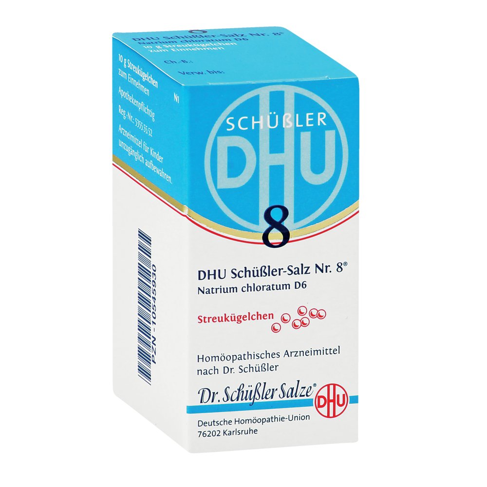BIOCHEMIE DHU 8 Natrium chloratum D 6 Globuli