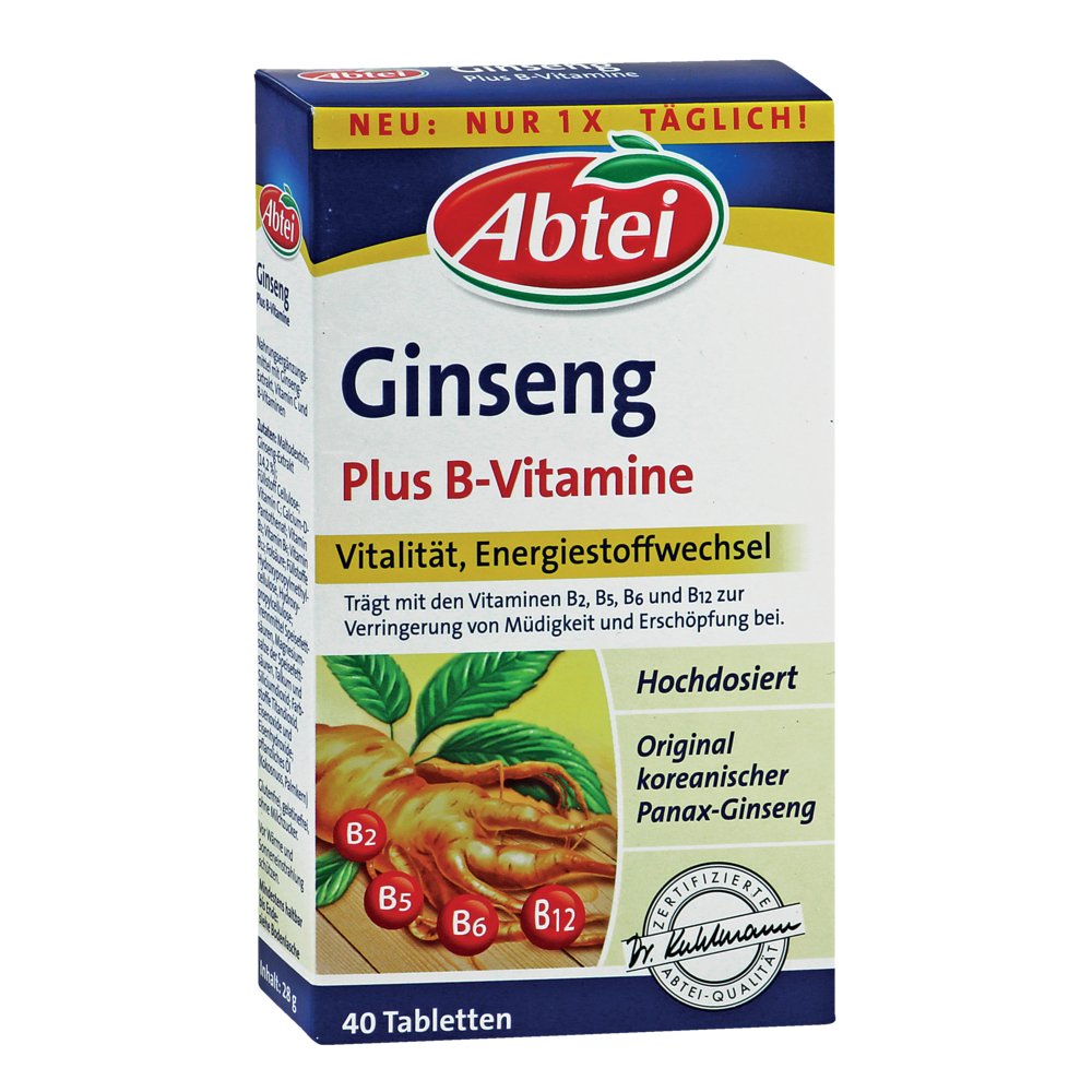 ABTEI Ginseng Plus B-Vitamine Tabletten