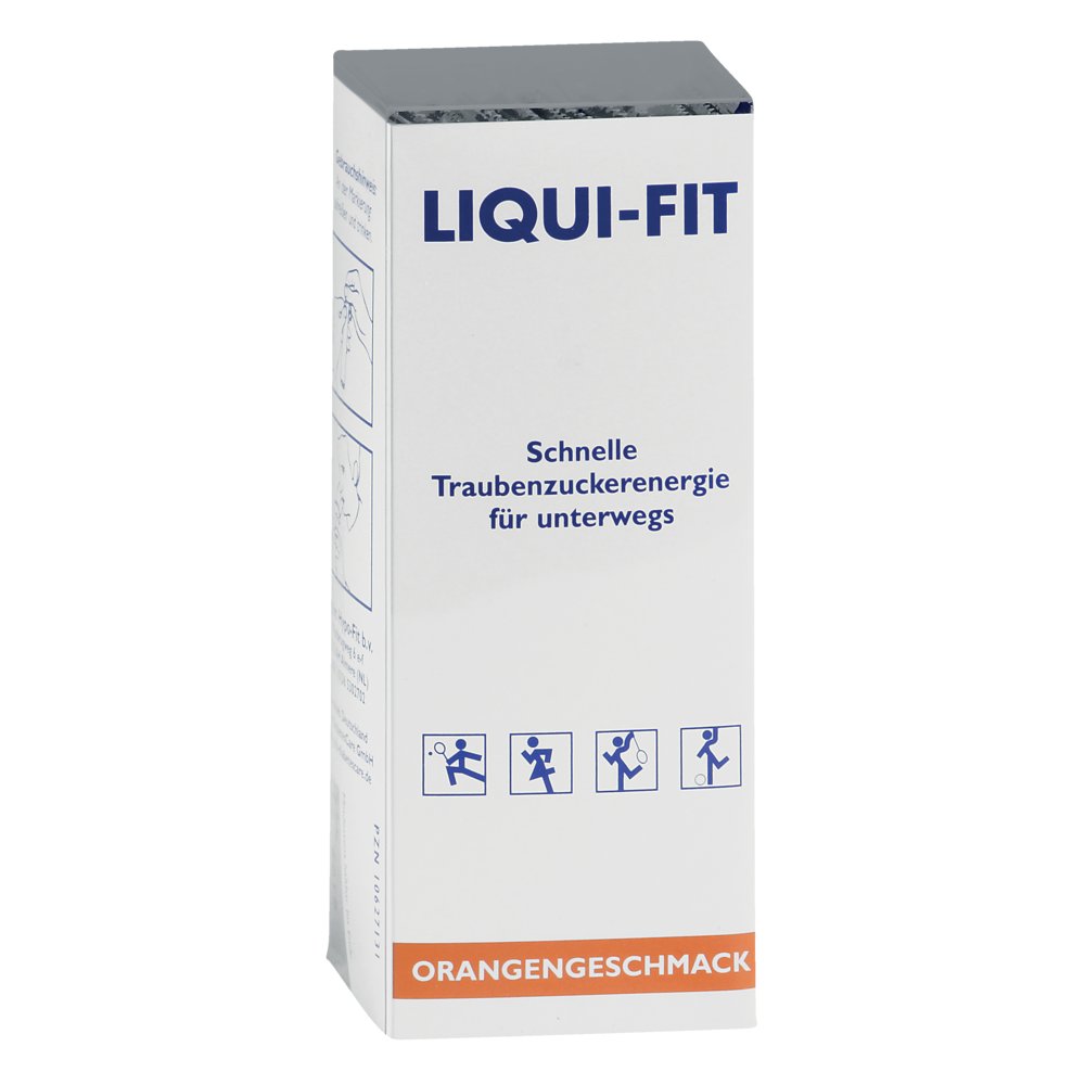 LIQUI FIT flüssige Zuckerlösung Orange Beutel