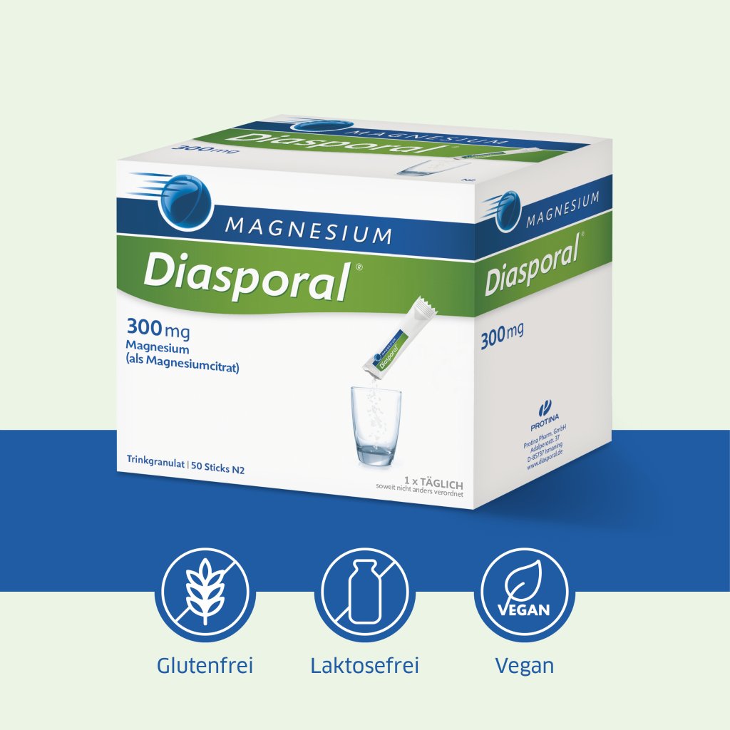 Magnesium-Diasporal® 300 mg Trinkgranulat, 50 Sticks (N2) **