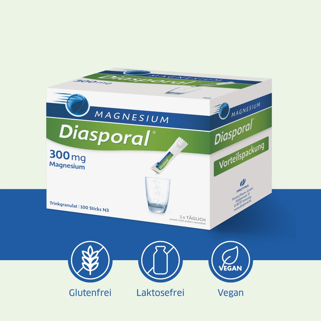 Magnesium-Diasporal® 300 mg Trinkgranulat, 100 Sticks (N3) **