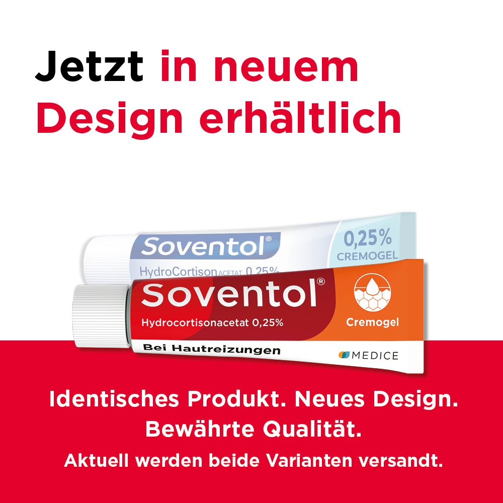 SOVENTOL Hydrocortisonacetat 0,25% Creme