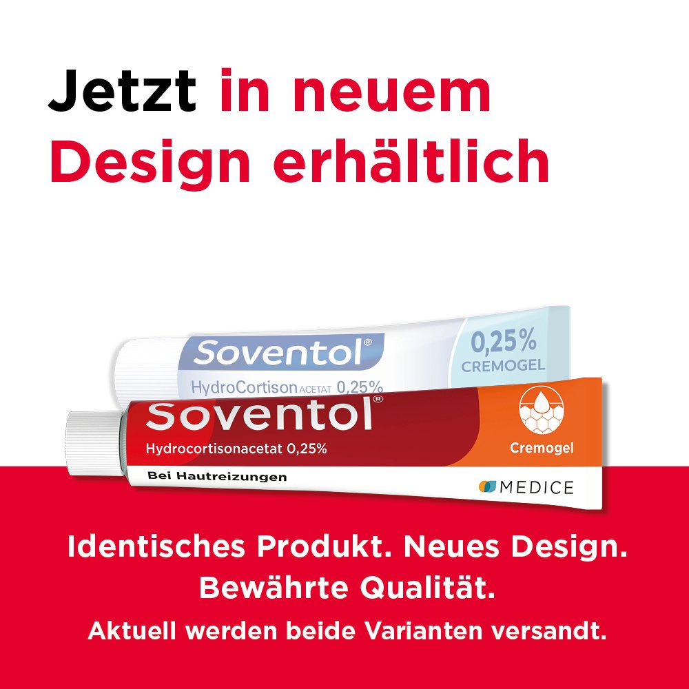 SOVENTOL Hydrocortisonacetat 0,25% Creme