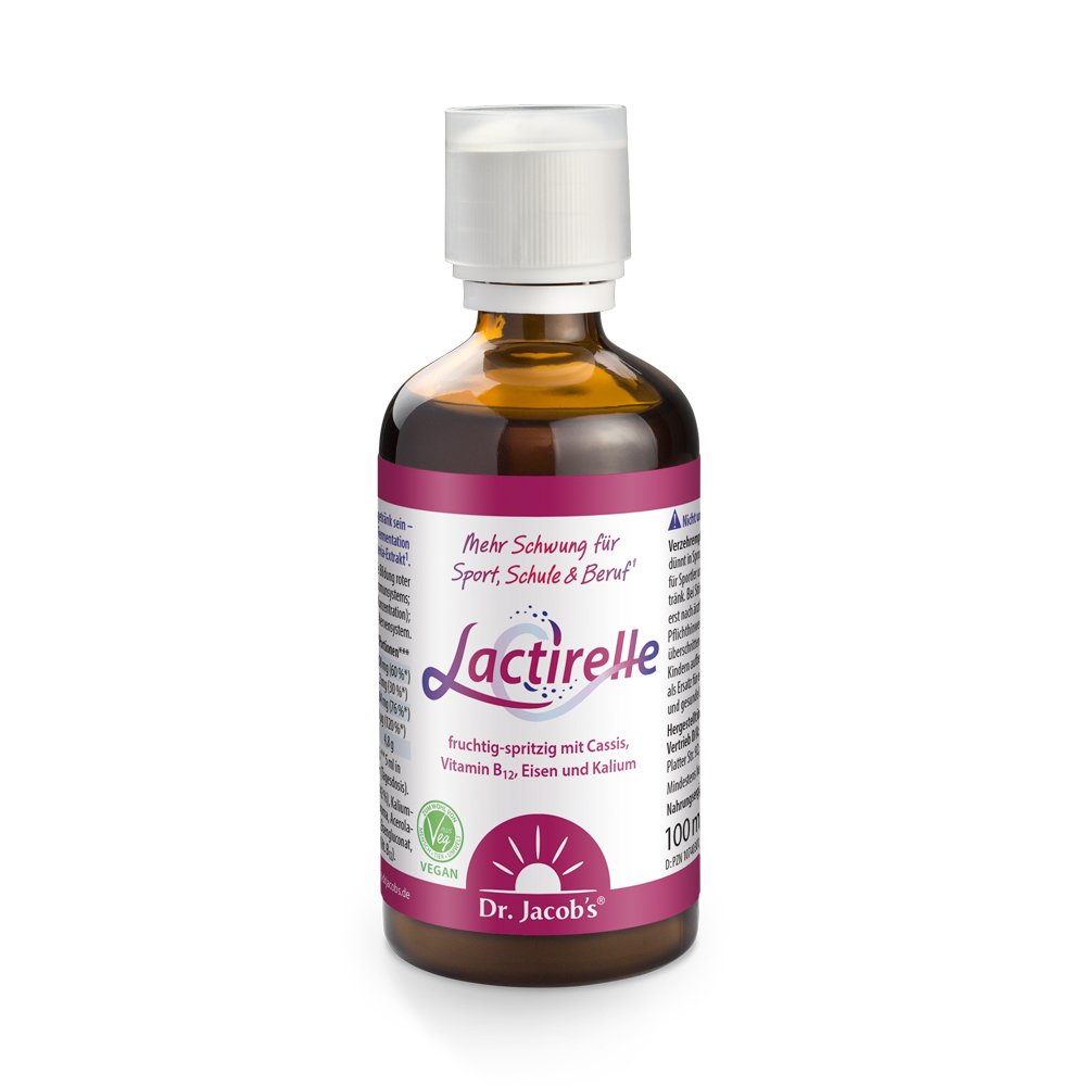 Dr. Jacob's Lactirelle Milchsäure-Cassis-Konzentrat Eisen
